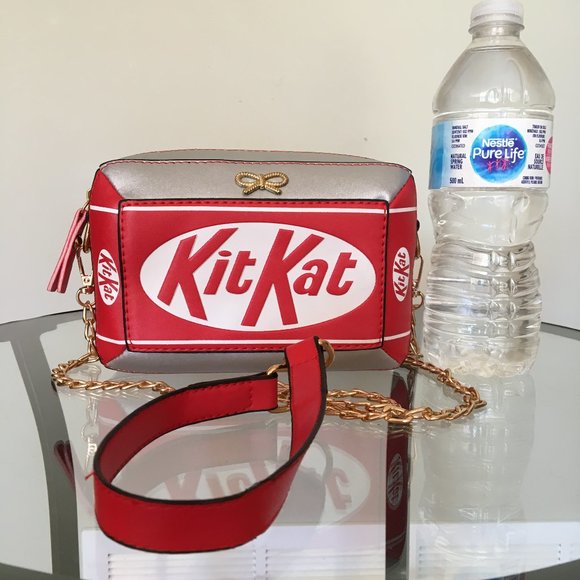 Kit Kat -Small Bag Shoulder/Cross Body Red, White - Picture 2 of 14